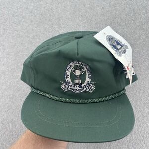 79TH PGA CHAMPIONSHIP WINGED FOOT 1997 STRAPBACK GREEN HAT VTG NWT